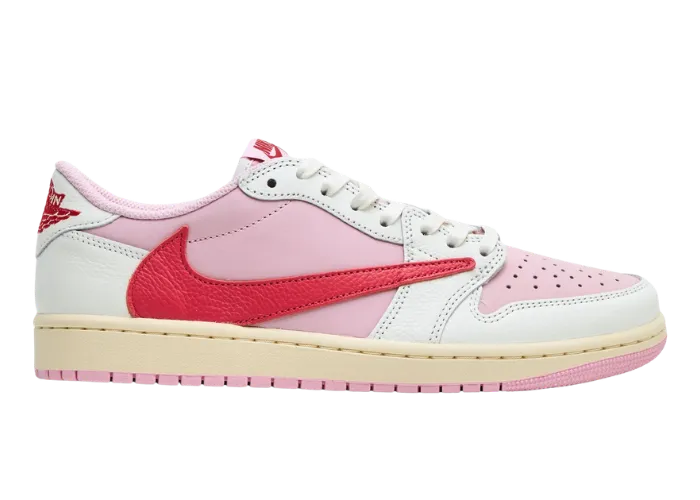 Travis Scott's Air Jordan 1 Low in Muslin and Pink is Dropping May